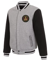 JH Design Atlanta United Black Reversible Fleece Jacket