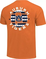 Image One Men's Auburn Tigers Orange State Circle Graphic T-Shirt