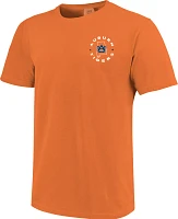 Image One Men's Auburn Tigers Orange State Circle Graphic T-Shirt