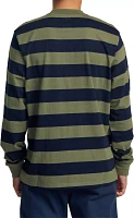 RVCA Men's Chainmail Stripe Long Sleeve Shirt