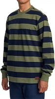 RVCA Men's Chainmail Stripe Long Sleeve Shirt