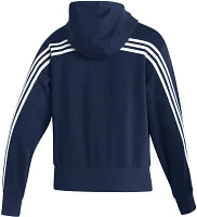 adidas Women's Florida Atlantic Owls Blue Pullover Fleece Hoodie