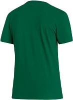 adidas Women's George Mason Patriots Green Amplifier T-Shirt