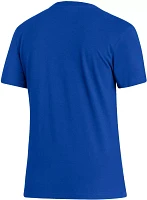 adidas Women's Louisiana Tech Bulldogs Blue Amplifier T-Shirt