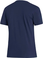 adidas Women's Rhode Island Rams NavyBlue Amplifier T-Shirt