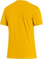 adidas Women's Wyoming Cowboys Gold Amplifier T-Shirt