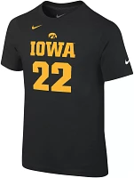 Nike Little Girls' Iowa Hawkeyes #22 Black Caitlin Clark Jersey T-Shirt