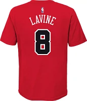 Nike Youth Chicago Bulls Zach LaVine #8 Red Cotton T-Shirt