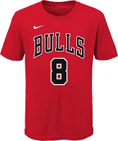 Nike Youth Chicago Bulls Zach LaVine #8 Red Cotton T-Shirt