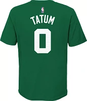 Nike Youth Boston Celtics Jayson Tatum #0 Green Cotton T-Shirt