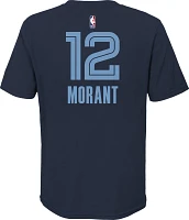 Nike Youth Memphis Grizzlies Ja Morant #12 Blue Cotton T-Shirt