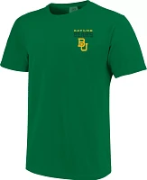 Image One Men's Baylor Bears Green Retro Poster T-Shirt