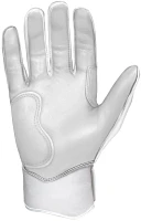 Bruce Bolt Youth Short Cuff Chrome Batting Gloves