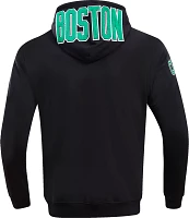 Pro Standard Men's Boston Celtics Black Chenille Full Zip Hoodie