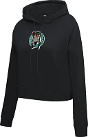 Pro Standard Women's Boston Celtics Cropped Fleece Pullover Hoodie