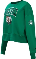 Pro Standard Women's Boston Celtics Fleece Crewneck Sweater