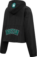 Pro Standard Women's Boston Celtics Woven Half Zip Jacket