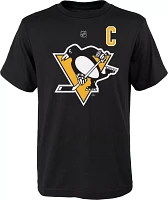 NHL Youth Pittsburgh Penguins Sidney Crosby #87 Black T-Shirt