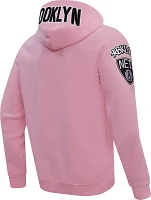 Pro Standard Men's Brooklyn Nets Pink Chenille Pullover Hoodie