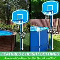 GoSports SplashHoop Above Ground Hoop Game