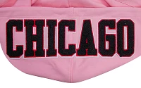 Pro Standard Men's Chicago Bulls Pink Chenille Pullover Hoodie