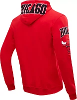 Pro Standard Men's Chicago Bulls Red Chenille Full Zip Hoodie