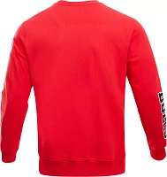 Pro Standard Men's Chicago Bulls Red Fleece Crewneck Sweater