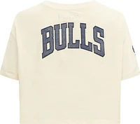 Pro Standard Women's Chicago Bulls Varsity Blues Cropped Boxy T-Shirt