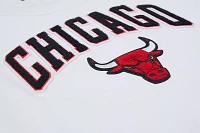 Pro Standard Women's Chicago Bulls White Fleece Crewneck Sweater