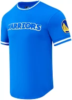 Pro Standard Men's Golden State Warriors Royal Chenille T-Shirt