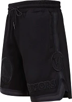 Pro Standard Men's Golden State Warriors Black Logo Team Shorts