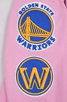 Pro Standard Men's Golden State Warriors Pink Chenille Full Zip Hoodie