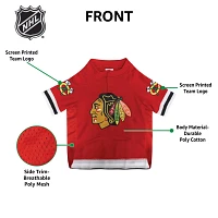 Pets First NHL Chicago Blackhawks Pet Jersey