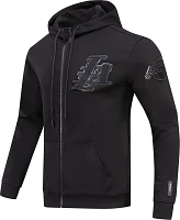 Pro Standard Men's Los Angeles Lakers Black Full Zip Hoodie