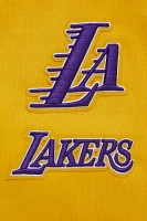 Pro Standard Women's Los Angeles Lakers Cropped Fleece Pullover Hoodie