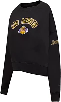 Pro Standard Women's Los Angeles Lakers Fleece Crewneck Sweater