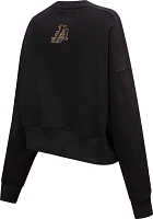 Pro Standard Women's Los Angeles Lakers Fleece Crewneck Sweater