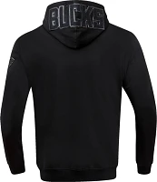 Pro Standard Men's Milwaukee Bucks Black Logo Hoodie