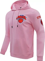 Pro Standard Men's New York Knicks Pink Chenille Pullover Hoodie