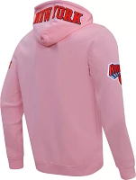 Pro Standard Men's New York Knicks Pink Chenille Pullover Hoodie