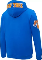 Pro Standard Men's New York Knicks Royal Chenille Pullover Hoodie