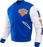 Pro Standard Men's New York Knicks Royal Wool Varsity Jacket