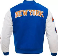 Pro Standard Men's New York Knicks Royal Wool Varsity Jacket