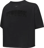 Pro Standard Women's New York Knicks Black Boxy T-Shirt