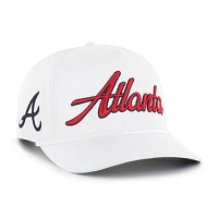 '47 Adult Atlanta Braves White Overhand Hitch Adjustable Hat