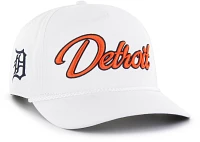 '47 Adult Detroit Tigers White Overhand Hitch Adjustable Hat