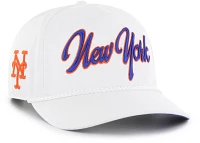 '47 Adult New York Mets White Overhand Hitch Adjustable Hat