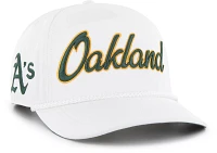 '47 Adult Oakland Athletics White Overhand Hitch Adjustable Hat