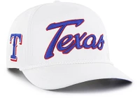 '47 Adult Texas Rangers White Overhand Hitch Adjustable Hat