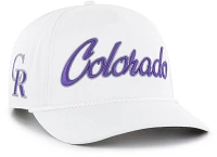 '47 Adult Colorado Rockies White Overhand Hitch Adjustable Hat